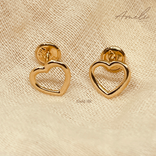 WIRE TYPE HEART EARRIGNS